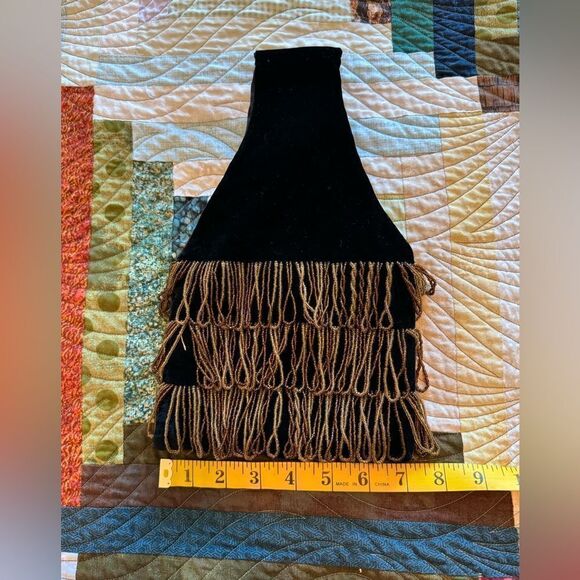 Vintage Shira Leah Beaded Velvet Wrist Bag - Picture 2 of 5